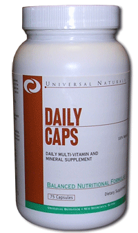 Daily Caps, 75 капс.    Universal Nutrition   